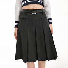 Load image into Gallery viewer, High Waist A Line Pleated Skirt

