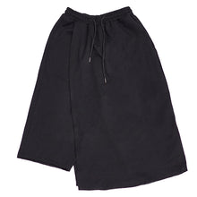 Load image into Gallery viewer, Black Drawstring Culottes
