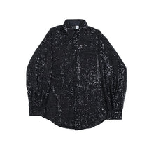 Load image into Gallery viewer, Long Sleeve Sequined Shirt
