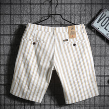 Load image into Gallery viewer, Summer Striped Five Point Shorts
