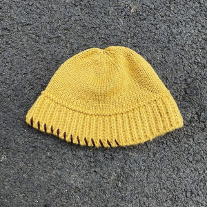 Seaming Woolen Bucket Hat