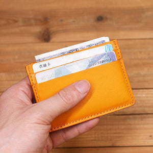 Ultra-thin Mini Leather Coin Purse Card Holder
