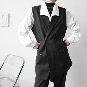 Double Breasted Suit Vest