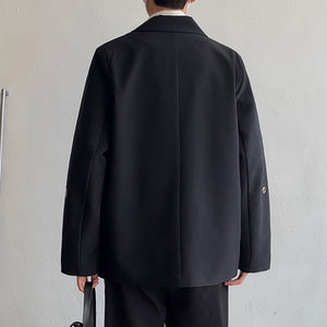 Pin Trim Black Blazer