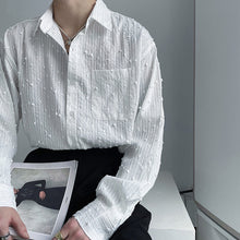 Load image into Gallery viewer, Sequined Long Sleeve Loose Shirt
