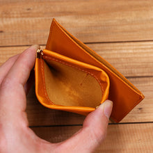 Load image into Gallery viewer, Ultra-thin Mini Leather Coin Purse Card Holder
