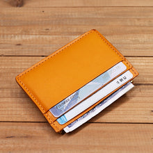 Load image into Gallery viewer, Ultra-thin Mini Leather Coin Purse Card Holder
