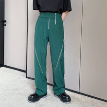Load image into Gallery viewer, Loose Straight-fit Zip-detail Trousers
