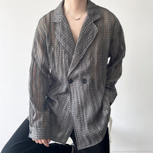 Load image into Gallery viewer, Summer Thin Wrinkled Lapel Shirt
