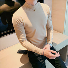 Load image into Gallery viewer, Half Turtleneck Long Sleeve T-Shirt
