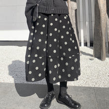 Load image into Gallery viewer, Polka Dot A-line Thick Skirt
