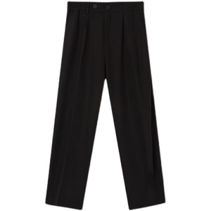 Irregular Diagonal Drape Suit Pants