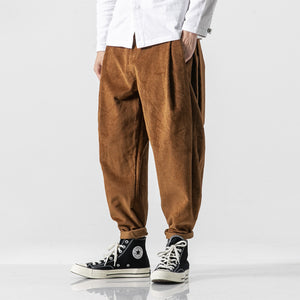 Loose Corduroy Casual Pants