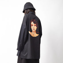 Load image into Gallery viewer, Loose Long-sleeved Printed Blouse
