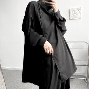 Asymmetric Design Loose Shirt