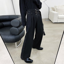 Load image into Gallery viewer, Retro High Waist Loose Trousers
