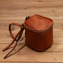 Load image into Gallery viewer, Retro Leather Square Coin Purse

