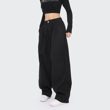 Load image into Gallery viewer, Japanese Retro High Waist Wide Leg Cargo Jeans

