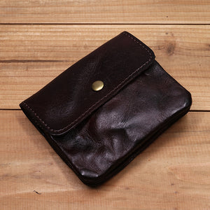 Retro Handmade Small Wallet Coin Purse Card Case