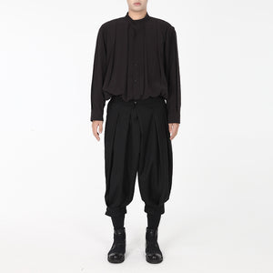 Loose Pleated Casual Pants
