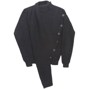 Irregular Scarf Neck Sweater