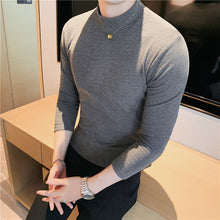 Load image into Gallery viewer, Half Turtleneck Long Sleeve T-Shirt
