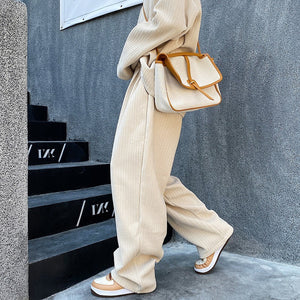 Wide Leg Thick Casual Loose Trousers