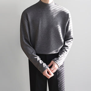 Winter High Neck Long Sleeve T-shirt