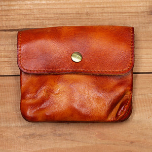 Retro Handmade Small Wallet Coin Purse Card Case