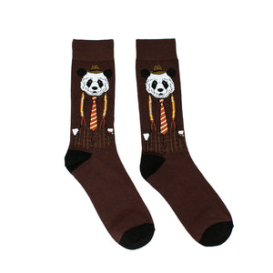 Gentleman Panda Suit Socks 3 Pairs