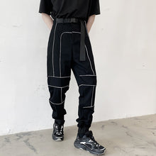 Load image into Gallery viewer, Reflective Striped Cargo Trousers
