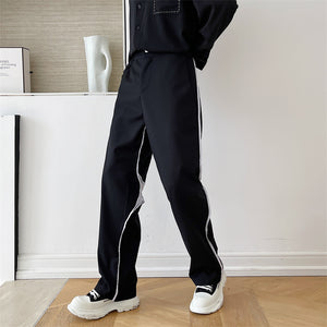 Contrasting Functional Casual Pants