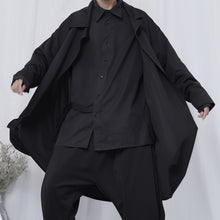 Load image into Gallery viewer, Buttonless Loose Long Thin Trench Coat
