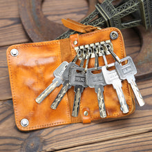 Load image into Gallery viewer, Vintage Handmade Key Coin Wallet

