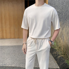 Load image into Gallery viewer, Casual Short Sleeve Trousers Set
