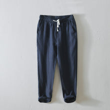 Load image into Gallery viewer, Linen Simple Solid Color Straight Pants
