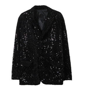Single Breasted Sequined Blazer