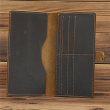 Load image into Gallery viewer, Retro Bifold Multi-card slot Leather Wallet
