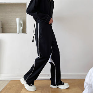 Contrasting Functional Casual Pants