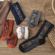 Load image into Gallery viewer, Winter Retro Ethnic Cute Floral Socks
