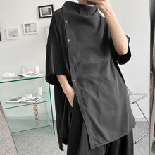 Load image into Gallery viewer, Asymmetric Design Loose Shirt
