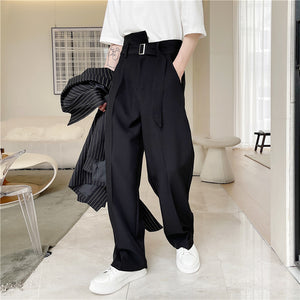 Irregular High Waist Slacks