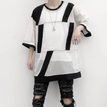 Load image into Gallery viewer, Colorblock Cutout Short Sleeve T-Shirt
