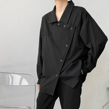 Load image into Gallery viewer, Vintage Loose Asymmetric Shirt
