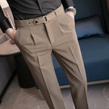 Load image into Gallery viewer, Slim Stretch Cropped Casual Pants
