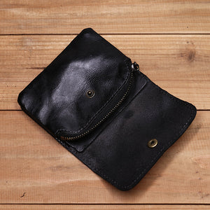 Retro Handmade Small Wallet Coin Purse Card Case