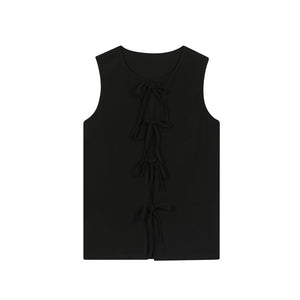 Lace-Up Slim Tank Top