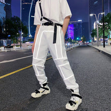 Load image into Gallery viewer, Reflective Striped Cargo Trousers
