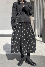 Load image into Gallery viewer, Polka Dot A-line Thick Skirt
