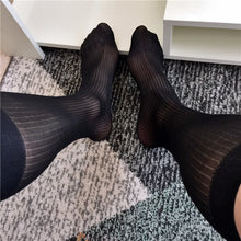 Load image into Gallery viewer, Ultra-thin Men&#39;s Striped Stockings
